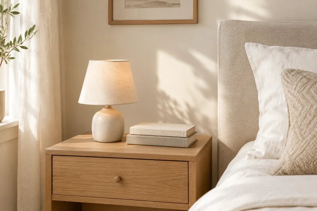 If you love a richer, hotel-style feel, our modern luxury bedroom ideas show how deeper tones and velvet accents can take layering even further.